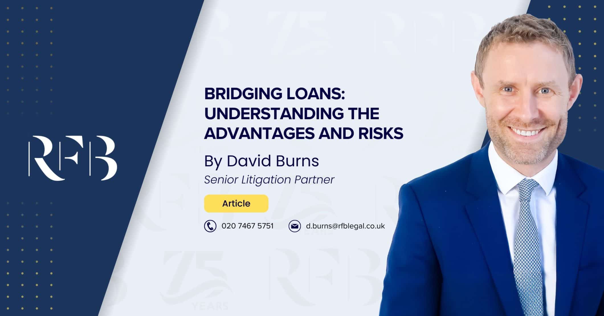 Cover image of Bridging Loans article by David Burns